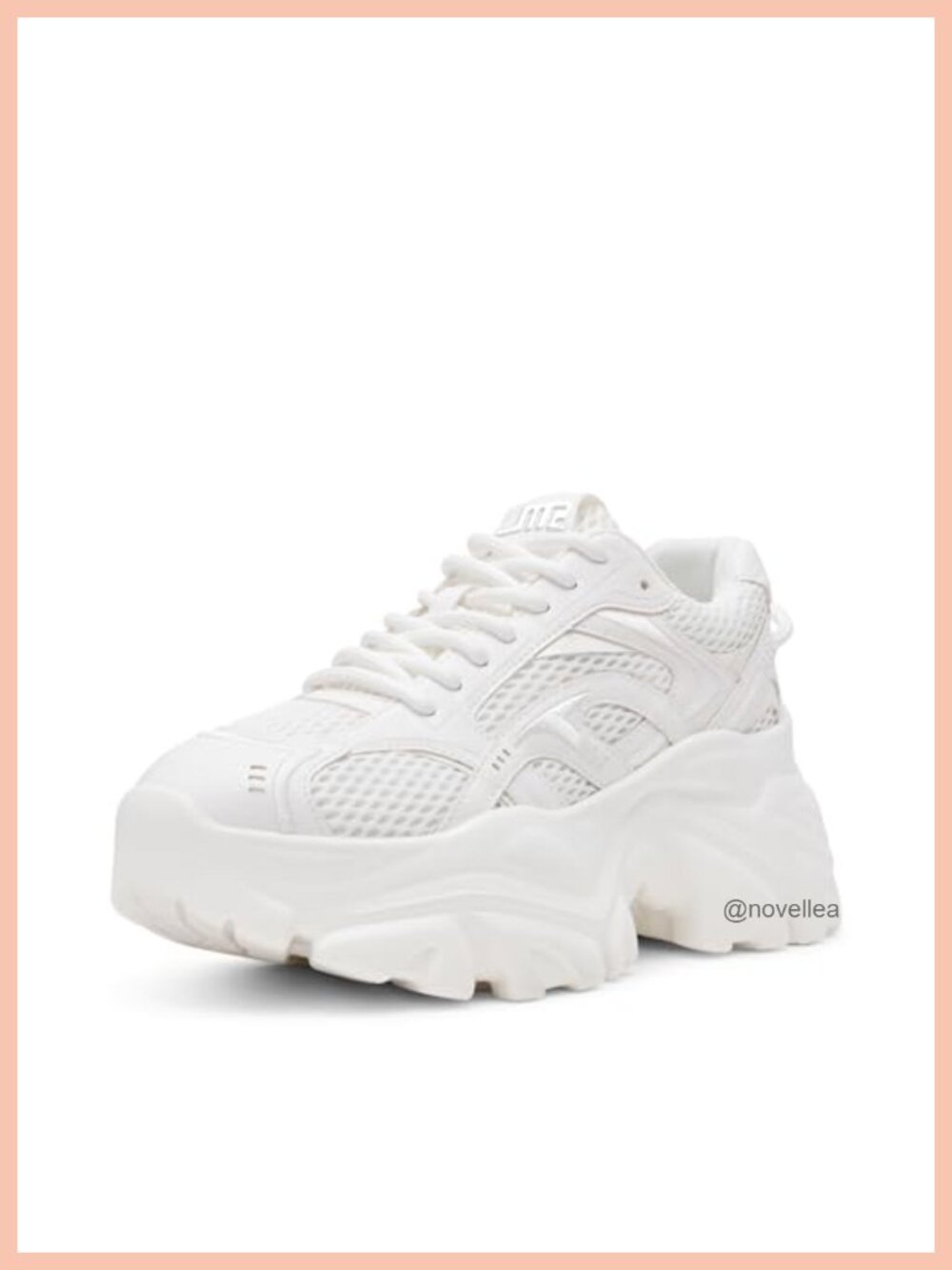 Ripper PU Platform Lace Up Sneakers Chunky Sole Casual Athletic Shoes